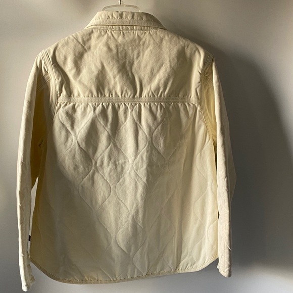 Alpha Industries Quilted Jacket Off-White Military Style | Size M | NWT - Picture 7 of 7
